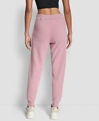 Dkny Women's Feather Yarn Tonal Jogger