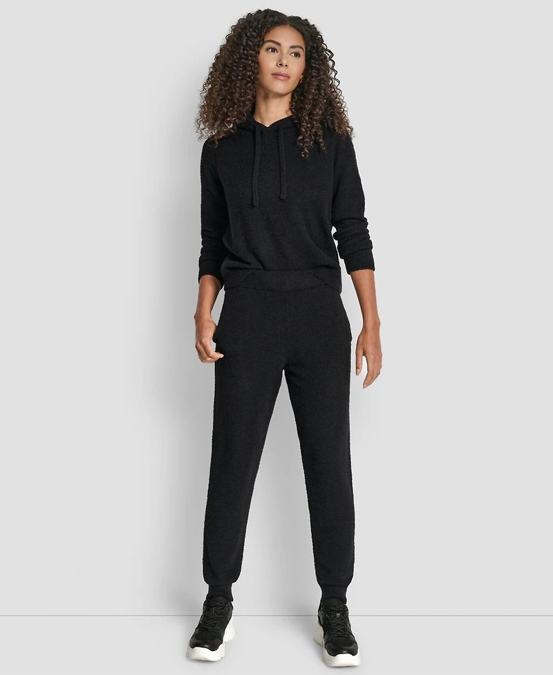 Dkny Women's Feather Yarn Tonal Jogger