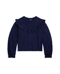 Polo Ralph Lauren Girls 7-16 Long Sleeve Top