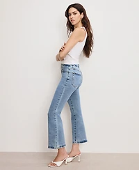 Good American Women's Legs Cropped Mini Boot Jeans