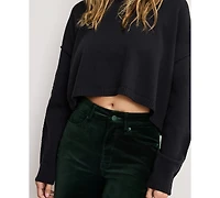 Good American Women's Velvet High Rise Palazzo Jeans