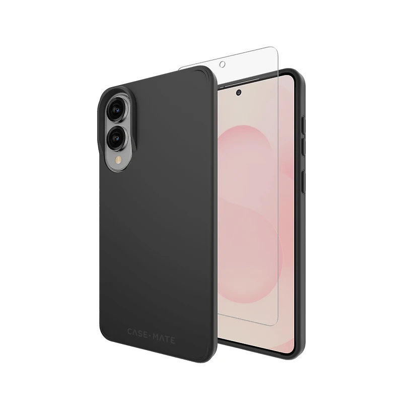 Case-Mate Protection Pack Tough Case and FlexiShield Screen Protector for Samsung Galaxy S 2025 Slim