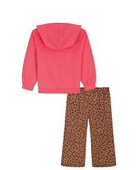 Kids Headquarters Toddler & Little Girls 4T-6X 2-Piece Hoodie and Pants Set