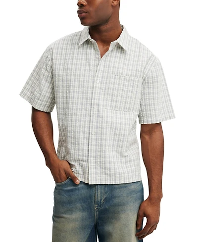 Cotton On Men's Darcy Short Sleeve Shirt