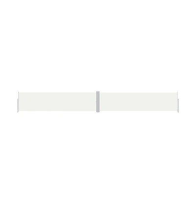 Side Awning Cream Polyester with Pu coating, steel, aluminum Large