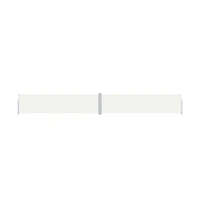 Side Awning Cream Polyester with Pu coating, steel, aluminum Large