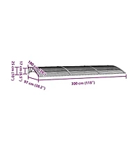 vidaXL Door Canopy Black Pc Large Durable Door Canopy Rectangular