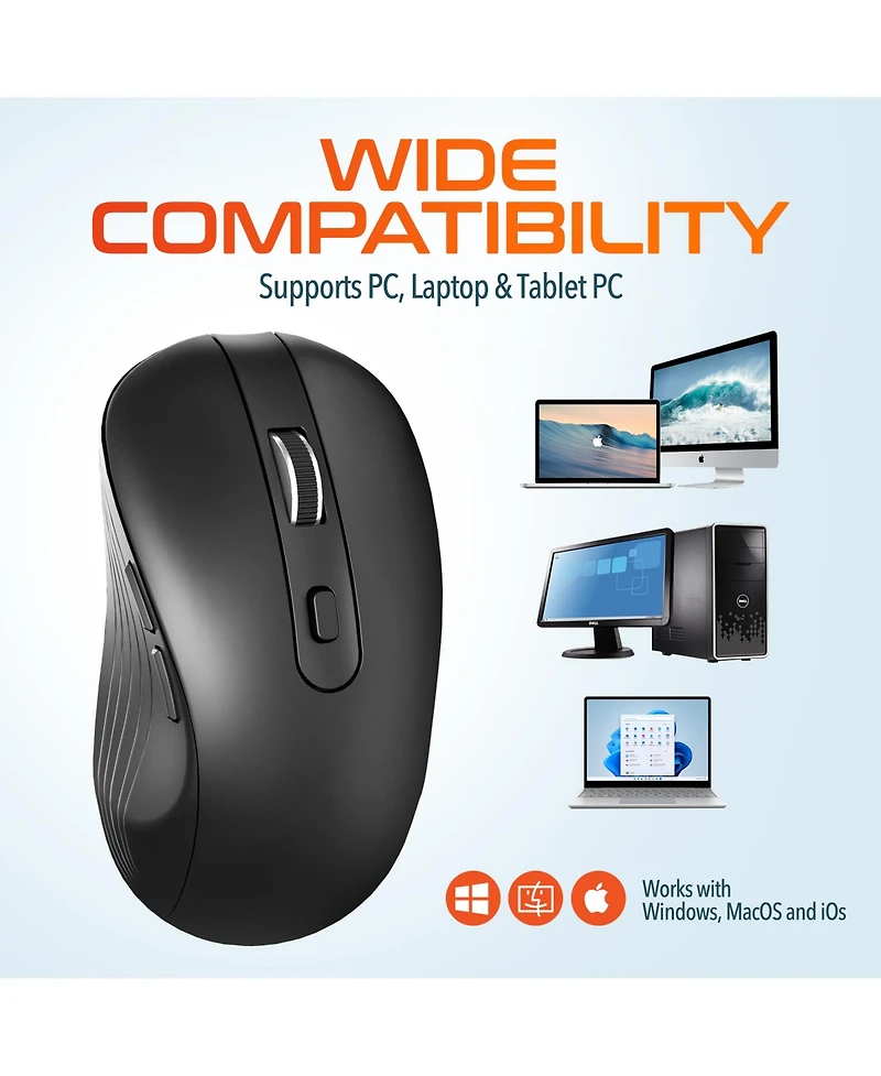 Delton D101 Optical Wireless Mouse with Charging Pad (DMMPADKIT101)