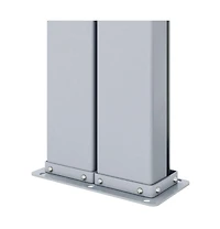 vidaXL Side Awning Cream Polyester with Pu coating, steel, aluminum Large