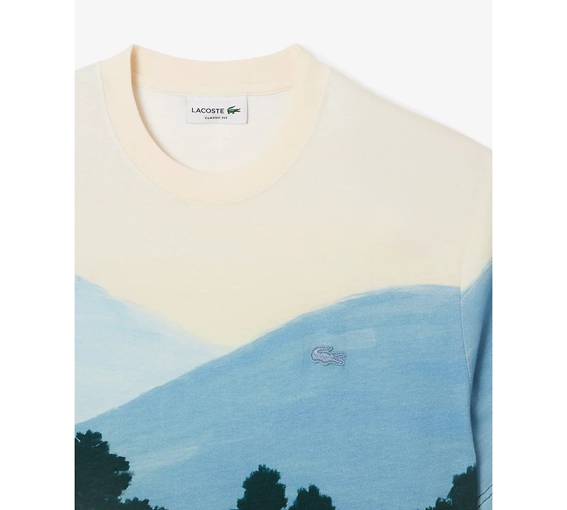 Lacoste Men's All-Over Printed Short Sleeves T-Shirt