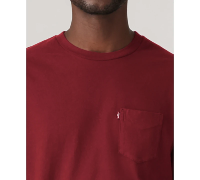 Levi's Men's Long Sleeve Crewneck Pocket T-Shirt