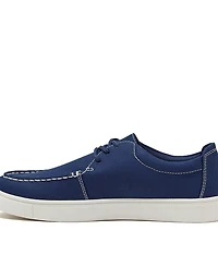 Lands' End Men's Moc Toe Canvas Lace Up Sneakers