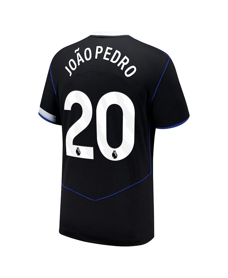 Nike Men's Joao Pedro Black Chelsea 2025/26 Third Replica Player Jersey