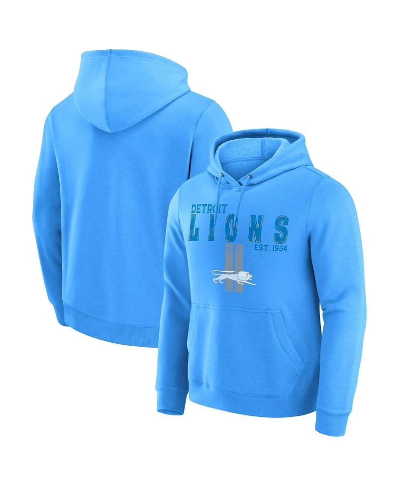 Fanatics Men's Blue Detroit Lions Hoodie