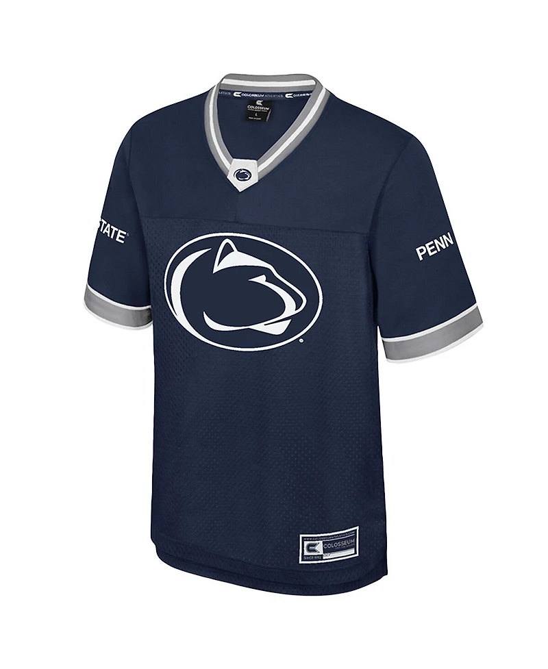 Colosseum Men's Navy Penn State Nittany Lions Nothing But The Hits Football Jersey