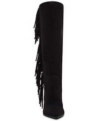 Madden Girl Women's Shakke Knee-High Fringe Dress Boots