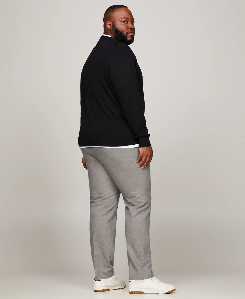 Tommy Hilfiger Men's Big and Tall Crewneck Sweater