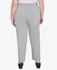 Alfred Dunner Plus Stockbridge Modern Millennium Average Length Pant