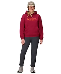 Marmot Women's Mmw Logo-Print Ribbed-Trim Hoodie