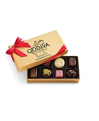 Godiva Assorted Chocolate Gift Box with Red Ribbon, 8 Pieces