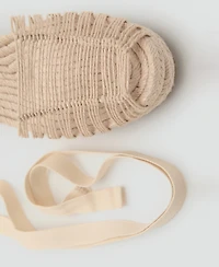 Mango Women's Strappy Jute Wedges
