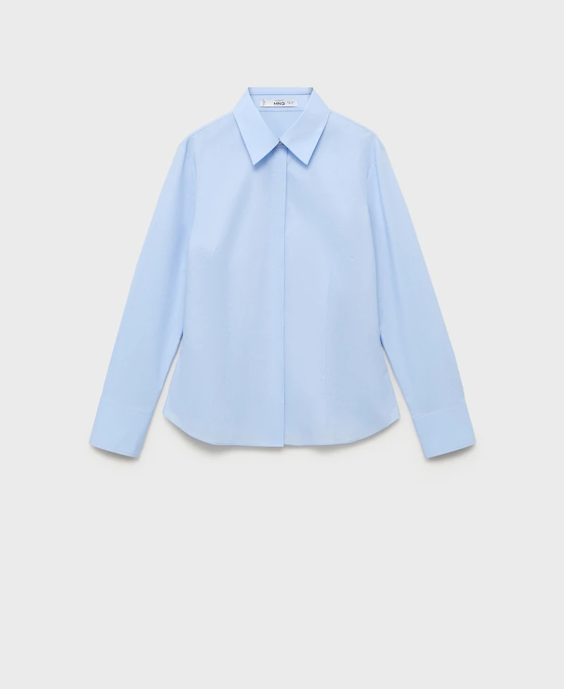 Mango Women's Slim-Fit Poplin Shirt