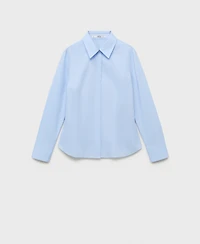 Mango Women's Slim-Fit Poplin Shirt