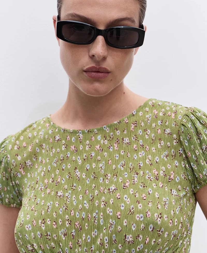 Mango Women's Floral-Print Maternity Dress