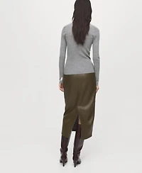 Mango Women's Turtleneck Wool Sweater