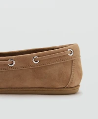 Mango Women's Laces Deck Shoes