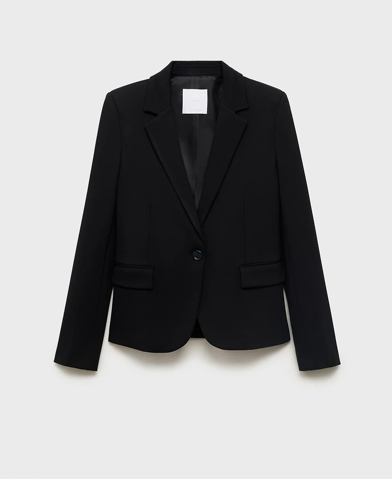 Mango Women's Fitted Suit Jacket
