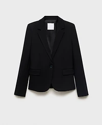 Mango Women's Fitted Suit Jacket