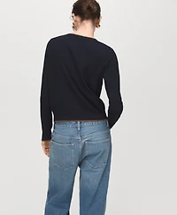 Mango Women's Cuff Opening Cardigan