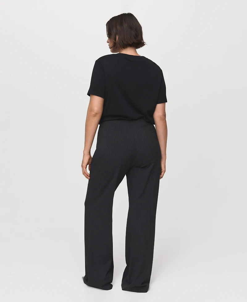 Mango Women's Pinstripe Suit Pants