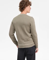 Hugo Boss Men's San Cassius Long-Sleeve Crewneck Sweater