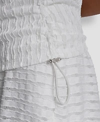 Dkny Women's Sleeveless Open Textured Top