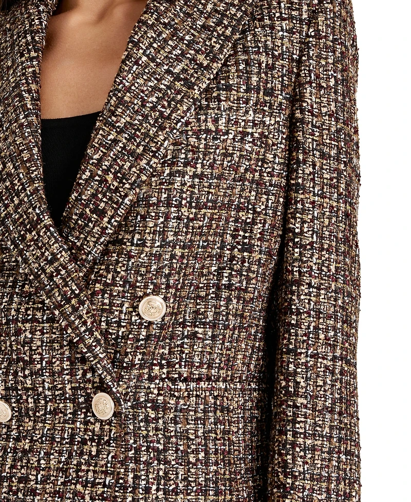 Tahari Asl Women's Boucle Cropped Jacket