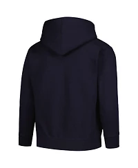 Soft As A Grape Toddler Navy Atlanta Braves Baseball Full-Zip Hoodie Jacket