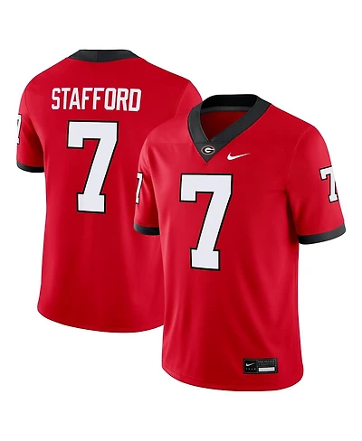 Nike Men's Matthew Stafford Red Georgia Bulldogs Player Game Jersey