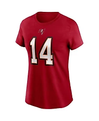 Nike Women's Chris Godwin Red Tampa Bay Buccaneers Name Number T-Shirt