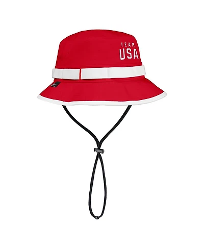 Nike Men's Red Team Usa Apex Sideline On-Field Dri-fit Boonie Bucket Hat