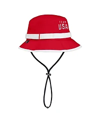 Nike Men's Red Team Usa Apex Sideline On-Field Dri-fit Boonie Bucket Hat