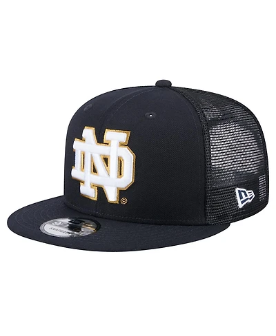 New Era Men's Navy Notre Dame Fighting Irish 9FIFTY Trucker Snapback Hat