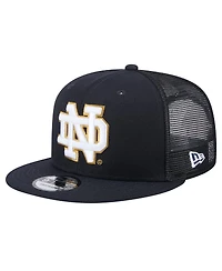 New Era Men's Navy Notre Dame Fighting Irish 9FIFTY Trucker Snapback Hat