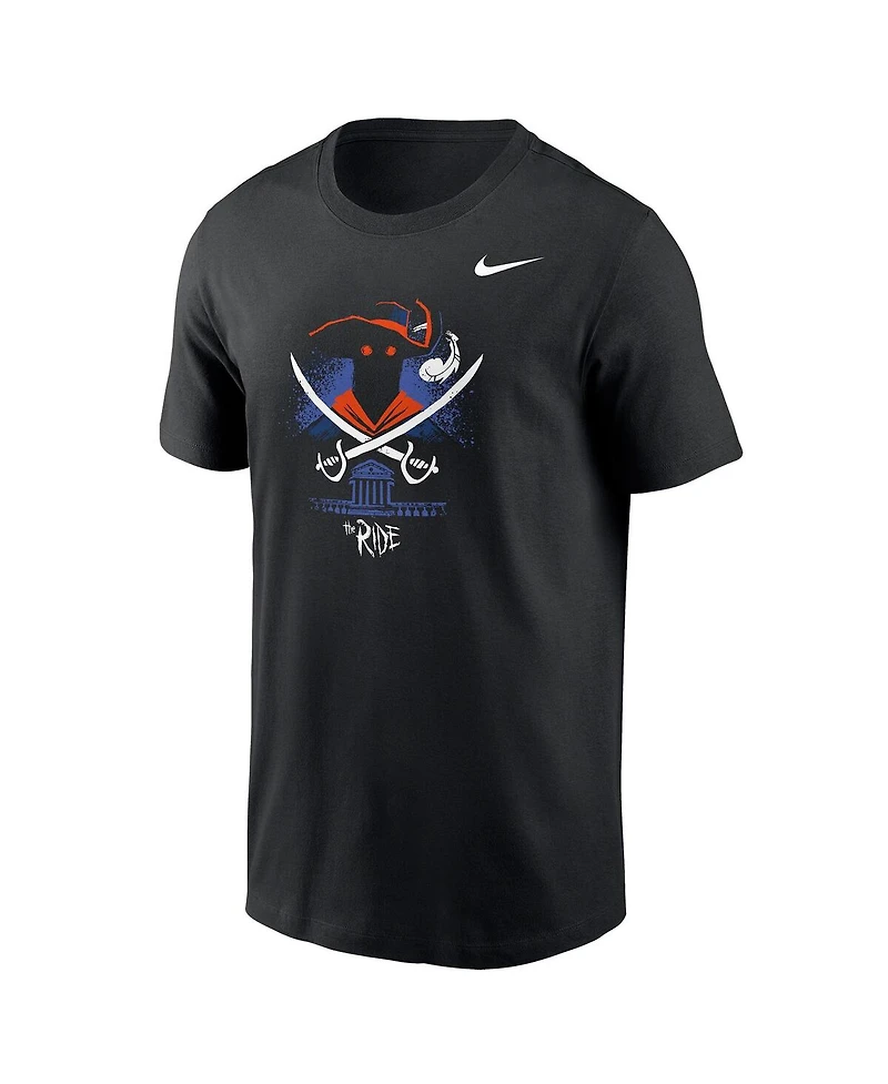 Nike Men's Black Virginia Cavaliers The Ride Swords Legend Dri-fit T-Shirt