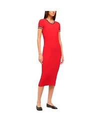 Staud Women's Red/Black Kansas City Chiefs Colleen Dress