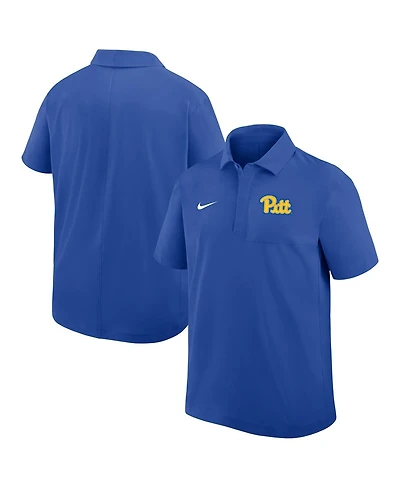 Nike Men's Royal Pitt Panthers Woven Polo Shirt