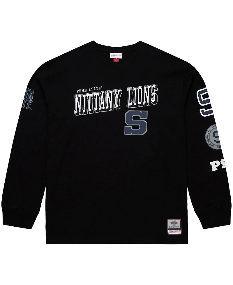 Mitchell & Ness Men's Black Penn State Nittany Lions Training Camp Long Sleeve T-Shirt