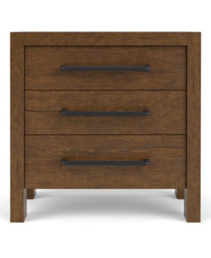 Furniture Davie Cracked Oak Bedroom Collection