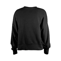 New Era Girls Black Pittsburgh Steelers Flip Sequin Sweatshirt